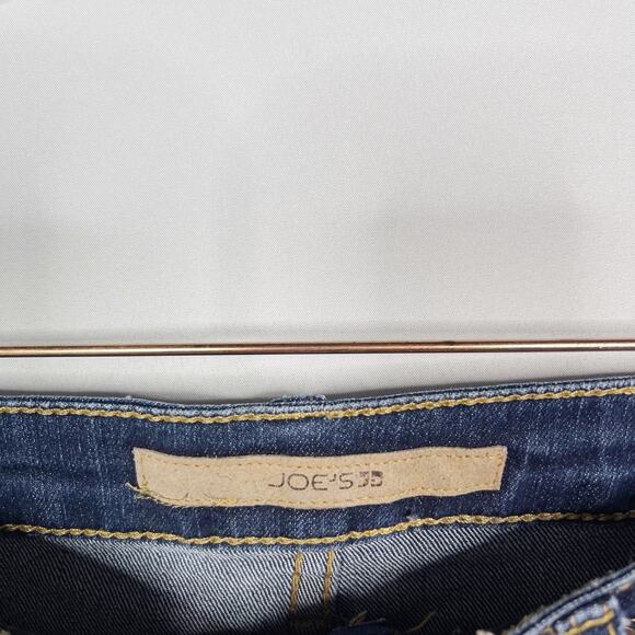 Joes Jeans Girls Size 16 Dark Wash Skinny Jeans Cotton Stretch Whiskering Fading - Picture 5 of 9